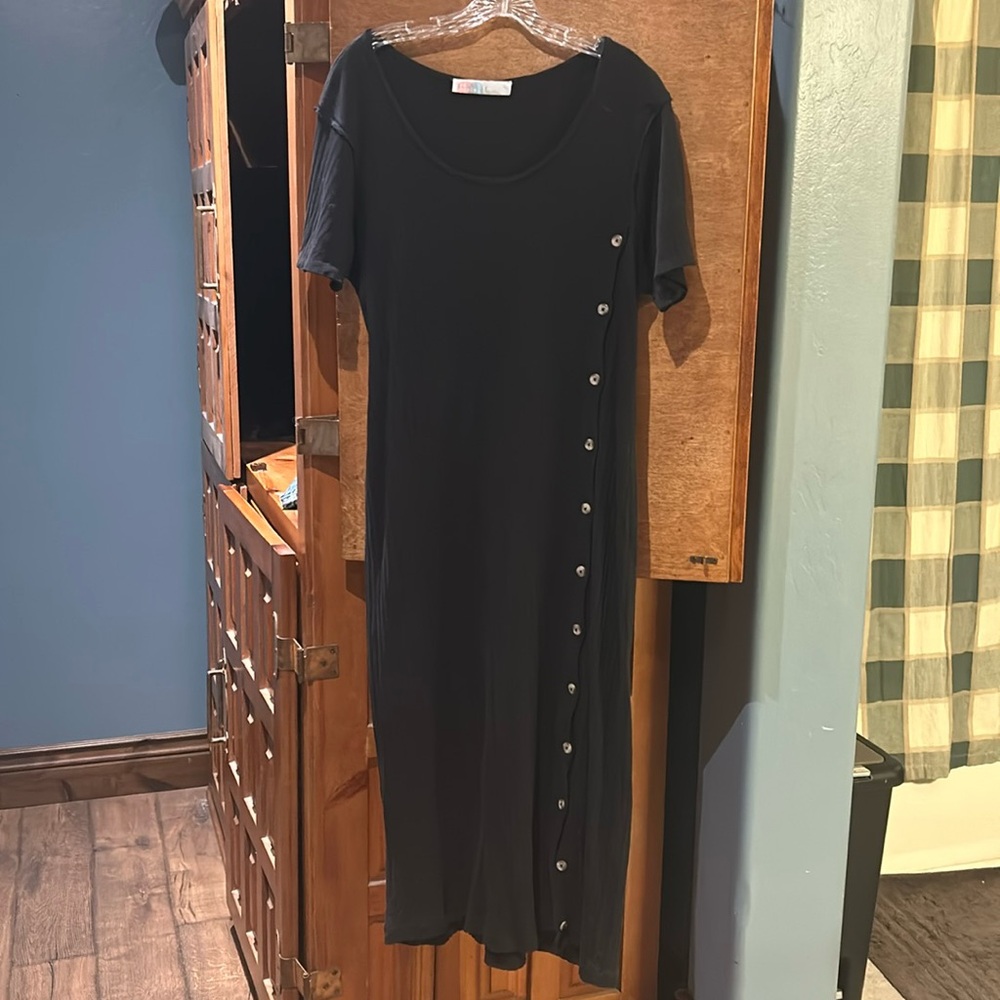 Free people Beach black maxi dress
